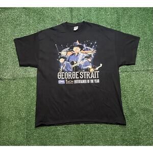 Vintage Y2K George Strait Country Music Shirt Size 2XL
